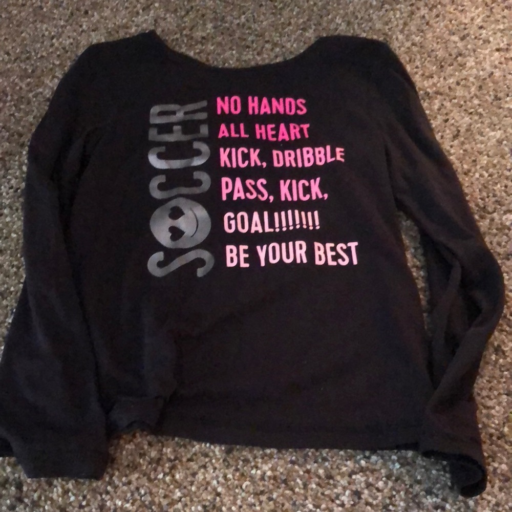 Little girls soccer shirt